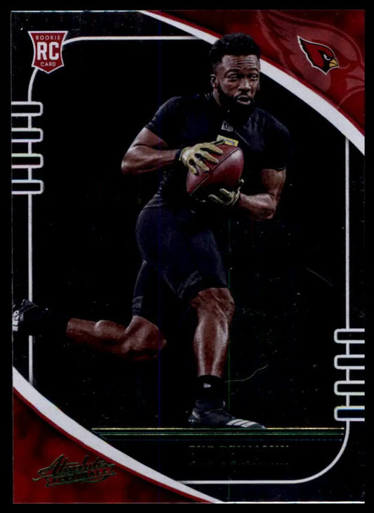 Football trading card featuring Eno Benjamin in black uniform from Panini Absolute 2020