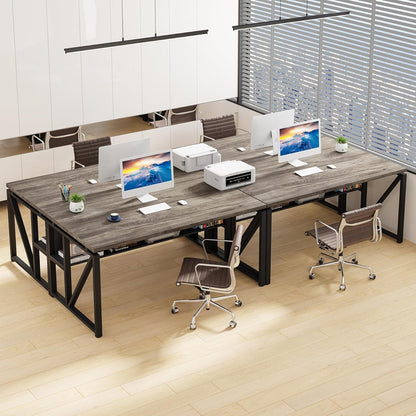Executive Office Computer Desk and Mobile File Cabinet-4