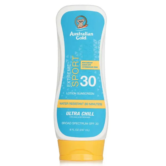 Extreme Sport Lotion with Ultra Chill SPF 30 water-resistant sunscreen for active sports
