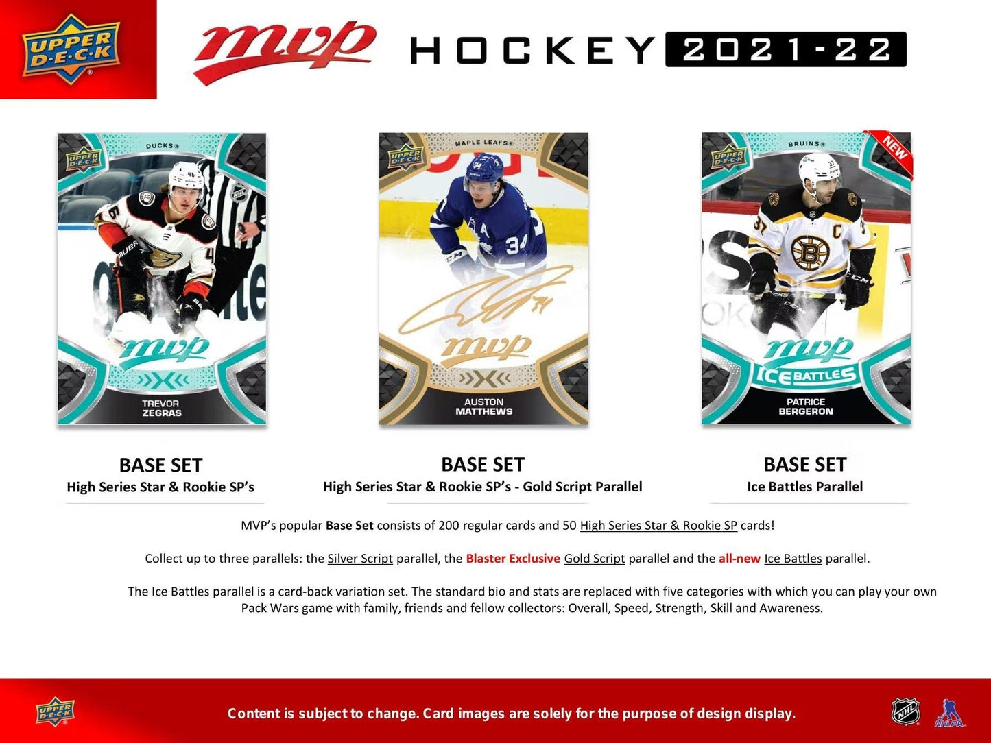 2021-22 Upper Deck MVP Hockey Box Set | Columbia Sports Cards & More.