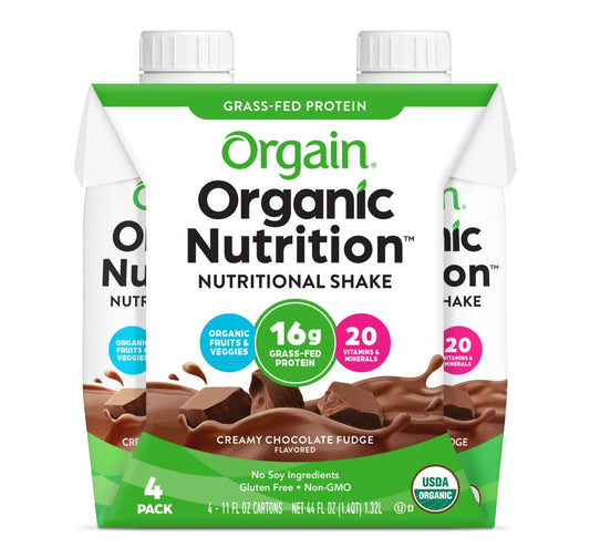 Orgain Creamy Chocolate Fdg (3x4Pack )