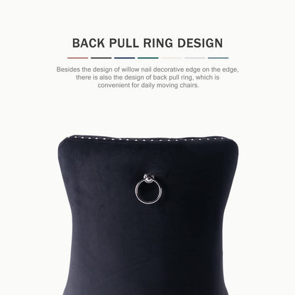 Velvet Dining Chairs Set of 6-4