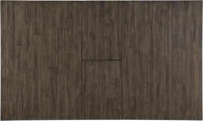 Furniture Abacus Rectangular Dining Table, 48"-60" Table W/ 12" Butterfly Leaf Extention, Seats up to 6, Kitchen/Dining/Living Room, Asian Hardwood Solids, 36" D X 48" W X 30" H, Gray-4