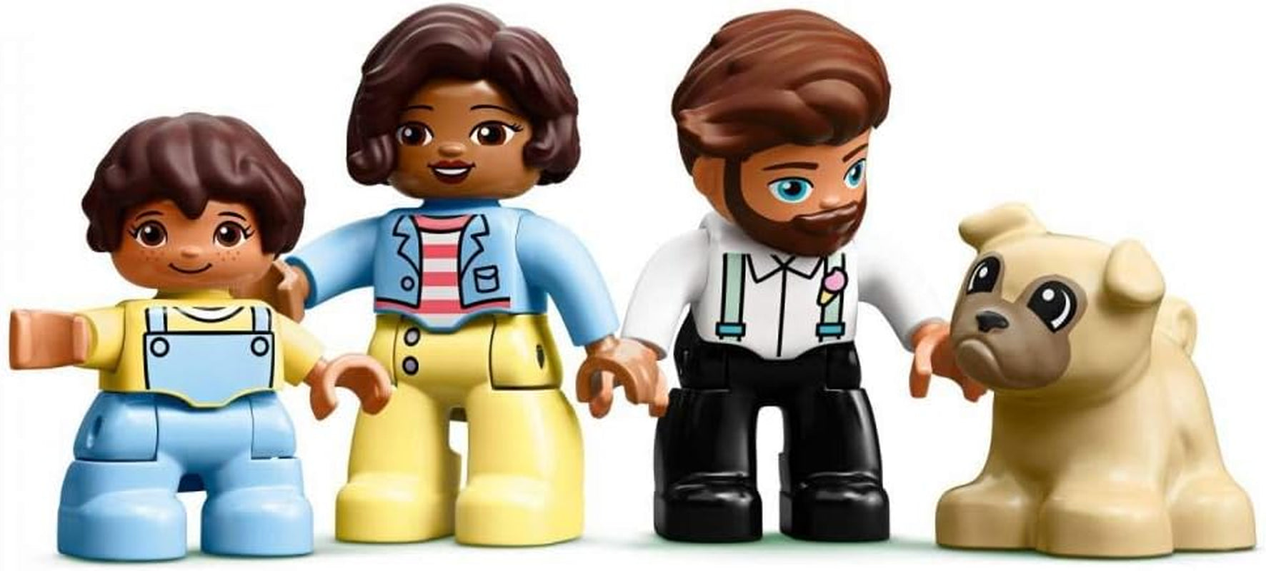 DUPLO Town Modular Playhouse 10929 Dollhouse with Furniture and a Family, Great Educational Toy for Toddlers (130 Pieces), Multicolor-3