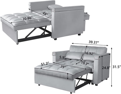 Multi-Functional Sofa Bed with Hidden Table-4