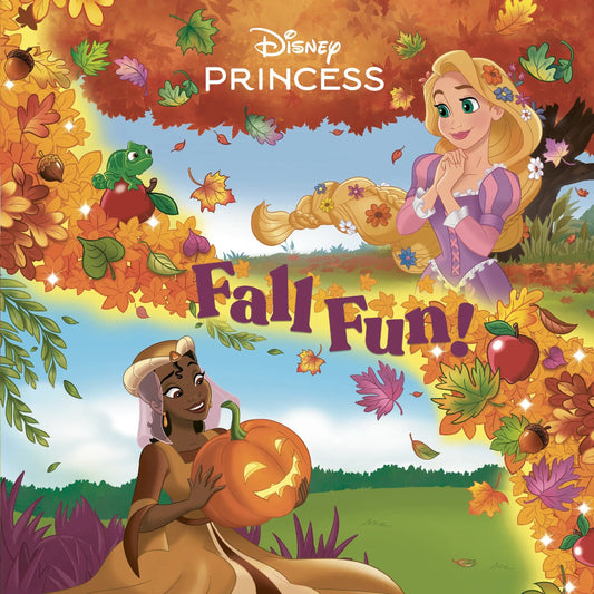 Disney Princess fall-themed book cover for Fall Fun! Disney Princess fall collection