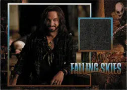 Colin Cunningham as John Pope trading card featuring dark clothing and Falling Skies logo