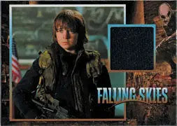 Trading card of Dylan Authors as Jimmy Boland in military attire from Falling Skies