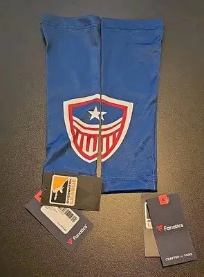 Blue Overwatch League compression arm sleeves from Fanatics Blizzard Overwatch collection