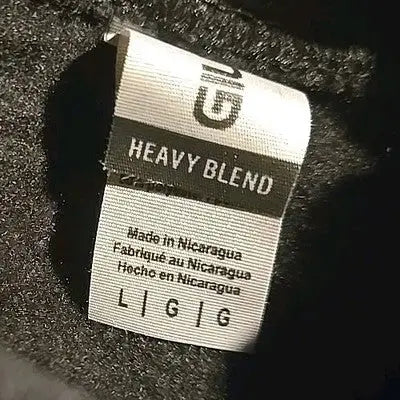 Clothing tag on Fanatics Iowa Hawkeyes Large Black Hoodie sweatshirt NWT