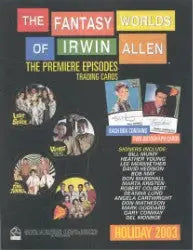 DVD cover for The Fantasy Worlds of Irwin Allen on Fantasy Worlds of Irwin Allen Trading Card Sell Sheet