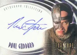 Autographed trading card of Paul Goddard as Stark from Farscape Season 3