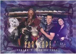 Promotional poster of Farscape characters for Farscape Season 4 trading cards