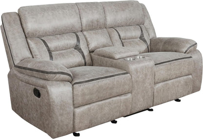 Taupe Recliner Loveseat - Greer rana-0