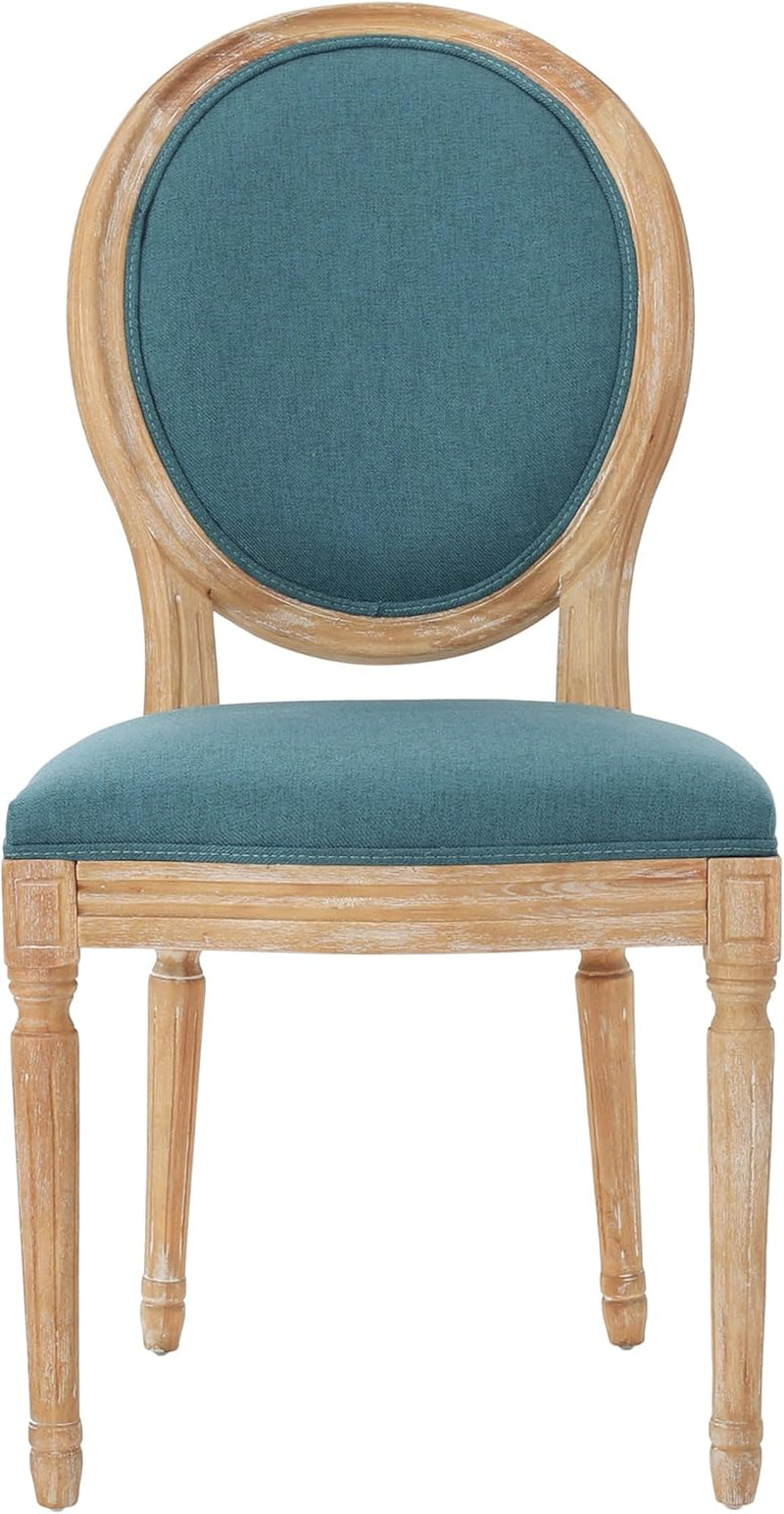 Phinnaeus Fabric Dining Chairs, 2-Pcs Set, Dark Teal-4