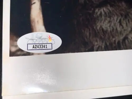 Authentication sticker for Felix Silla Auto Glider Ewok Star Wars signed picture