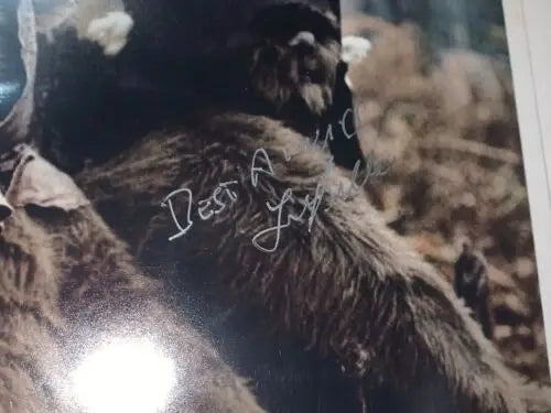 Autographed Felix Silla Glider Ewok Star Wars 8x10 picture with JSA certification
