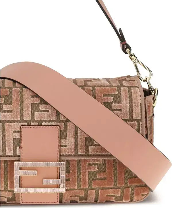 FENDI Pink Velvet Baguette Shoulder Bag – Luxury Icon | STORE 7994 - Shoulder bag
