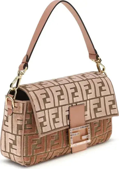 FENDI Pink Velvet Baguette Shoulder Bag – Luxury Icon | STORE 7994 - Shoulder bag