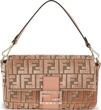 FENDI Pink Velvet Baguette Shoulder Bag – Luxury Icon | STORE 7994 - Shoulder bag