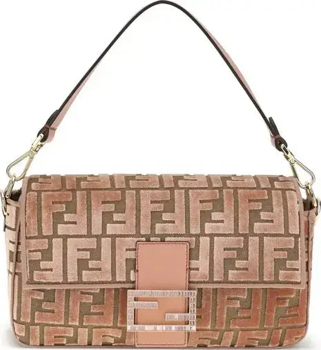 FENDI Pink Velvet Baguette Shoulder Bag – Luxury Icon | STORE 7994 - Shoulder bag