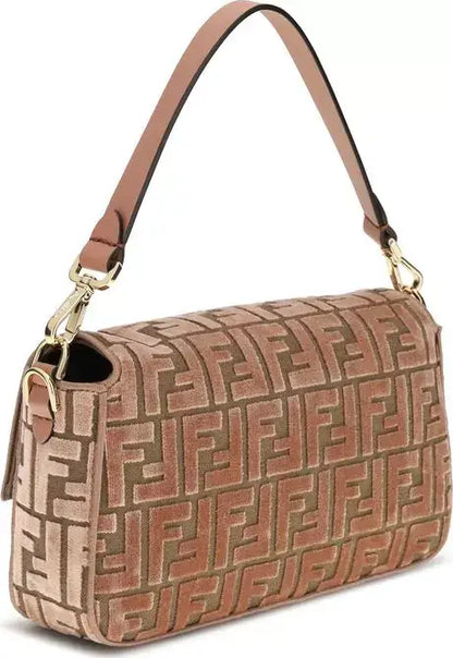 FENDI Pink Velvet Baguette Shoulder Bag – Luxury Icon | STORE 7994 - Shoulder bag