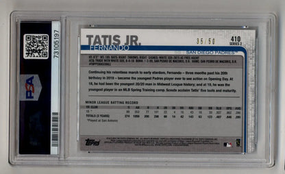 Fernando Tatis Jr 2019 Topps Father’s Day 35/50 PSA 8 Near Mint-Mint - Singles