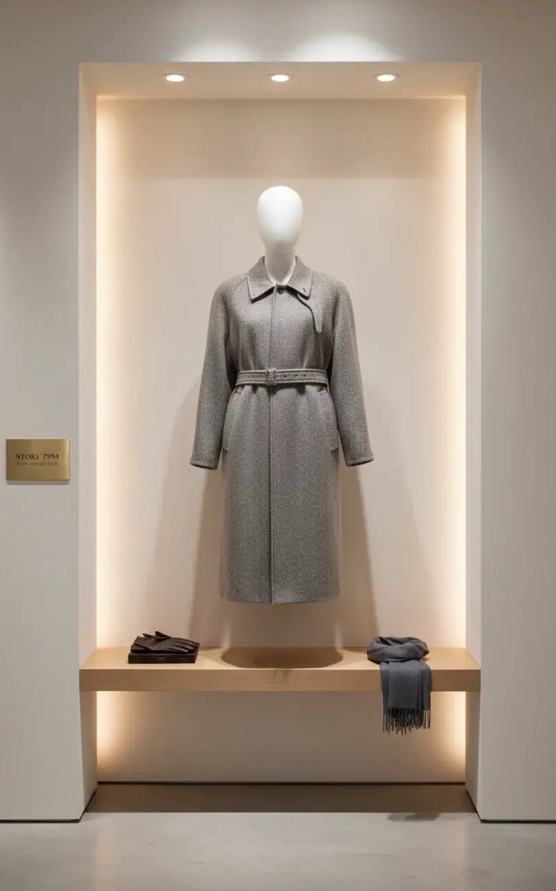 Ferragamo Herringbone Coat – Men’s Italian Elegance | STORE 7994 - Coat