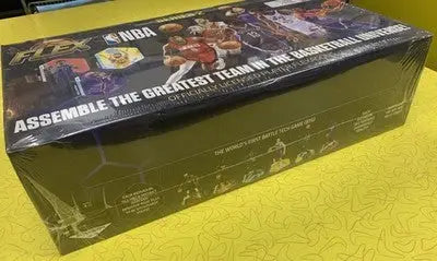 Sealed display box of NBA Flex Battle Tech Game merchandise for Season 1 Series 2