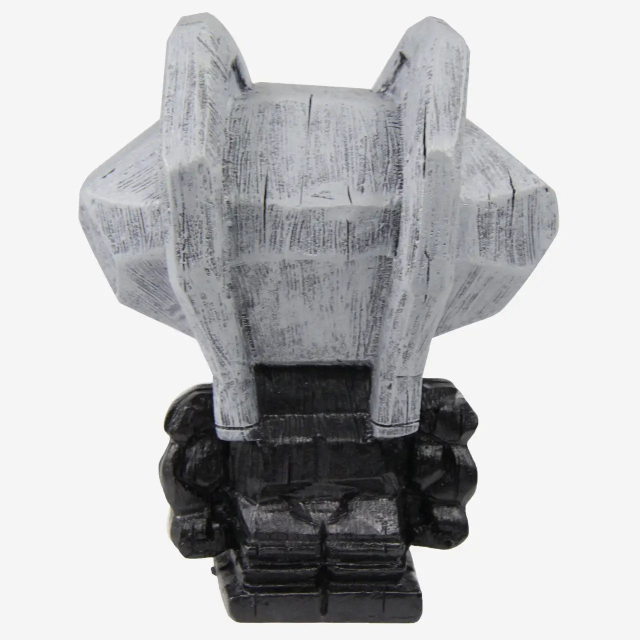 Stylized Aquaman Black Manta Eekeez Figurine in grayscale tones for collectors of trading cards