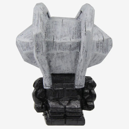 Stylized Aquaman Black Manta Eekeez Figurine in grayscale tones for collectors of trading cards