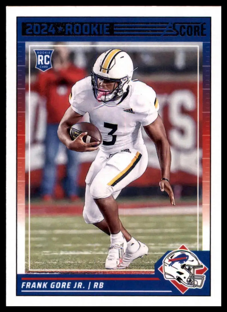 Frank Gore Jr rookie football card from 2024 Score Buffalo Bills product