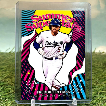 Freddie Freeman baseball card from Topps Series 2 Summer Superstars Insert #SS-21