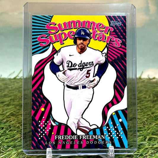 Freddie Freeman baseball card from Topps Series 2 Summer Superstars Insert #SS-21