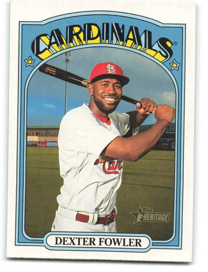 2021 Topps Heritage #161 Dexter Fowler NM-MT