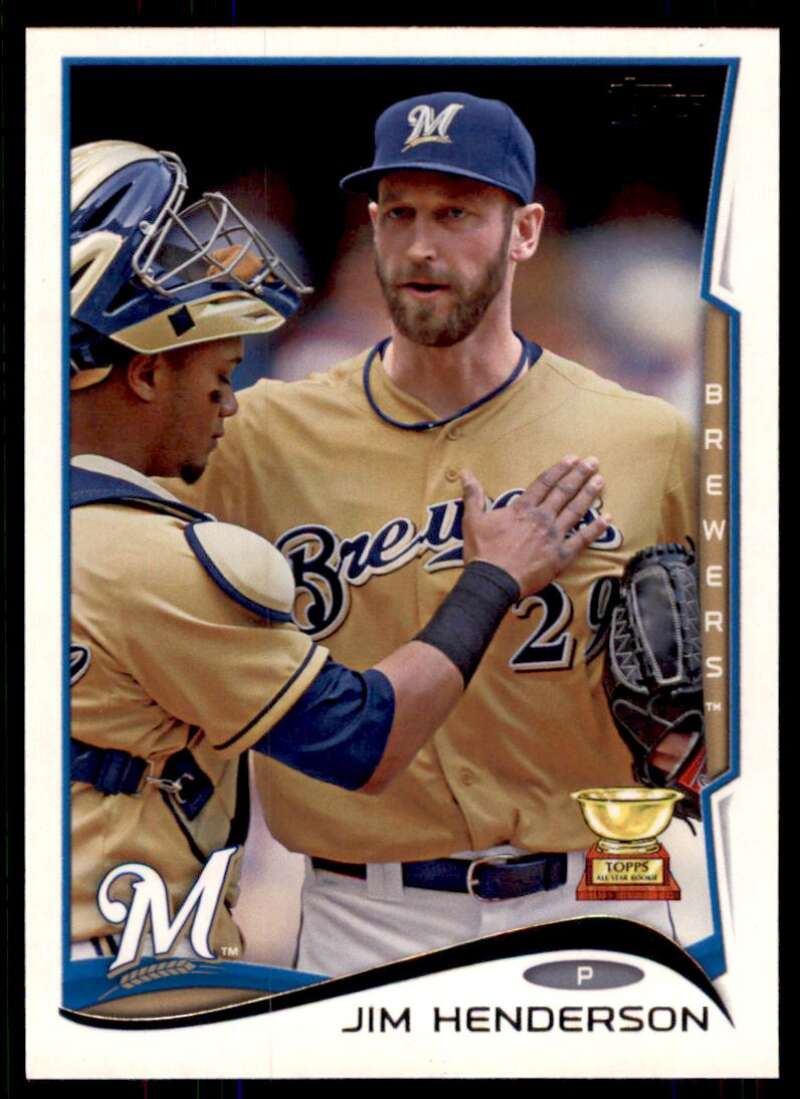 2014 Topps #181 Jim Henderson NM-MT Brewers