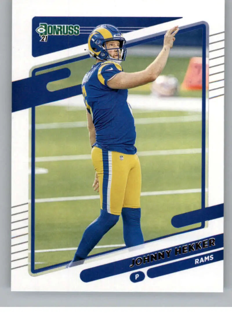 2021 Donruss #146 Johnny Hekker NM Near Mint LA Rams