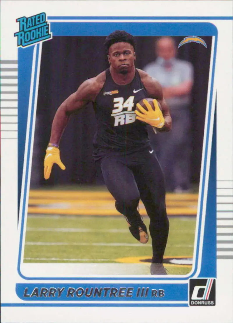 2021 Donruss #296 Larry Rountree III Rated Rookies NM-MT RC Rookie