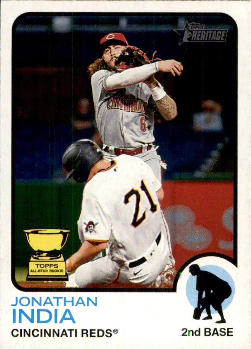 2022 Topps Heritage #131 Jonathan India NM-MT Reds