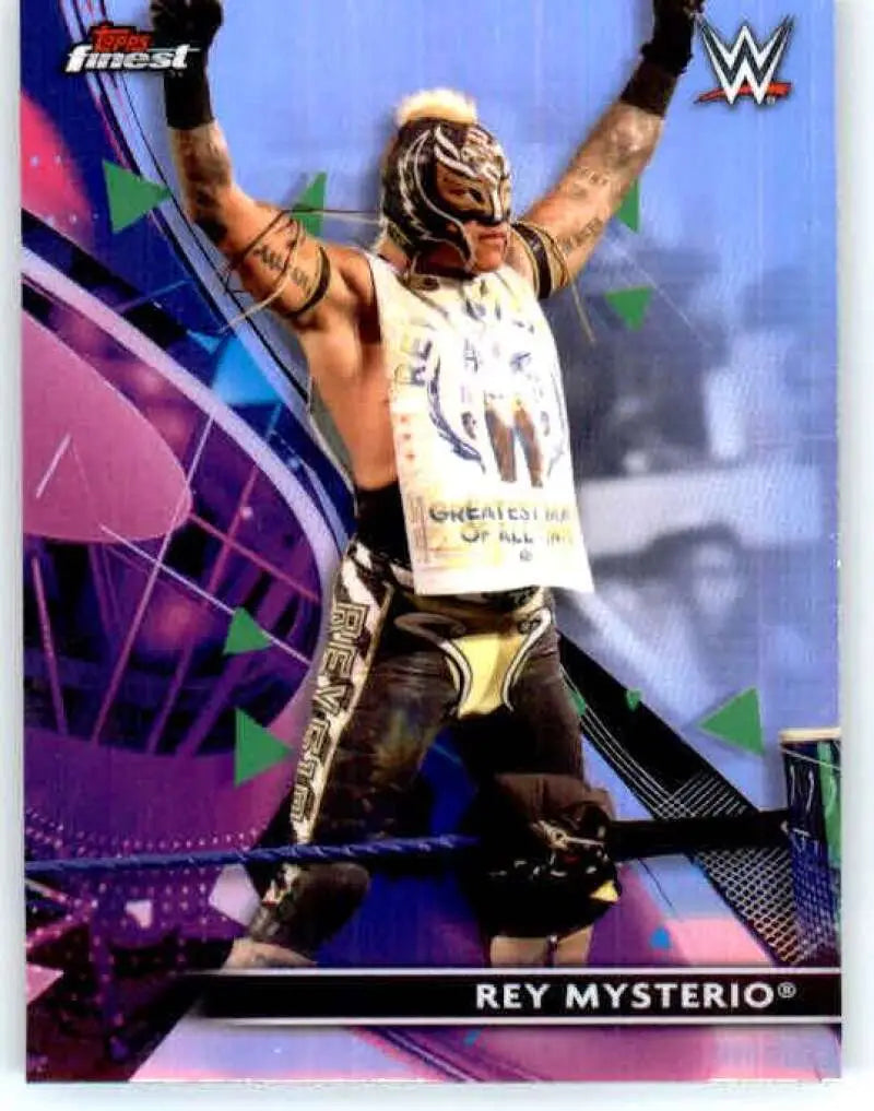 2021 Topps Finest Refractor #63 Rey Mysterio NM-MT
