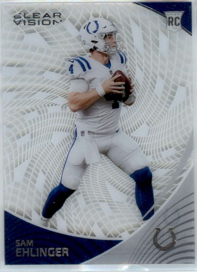 2021 Panini Chronicles Clear Vision Rookies #28 Sam Ehlinger NM-MT RC Rookie