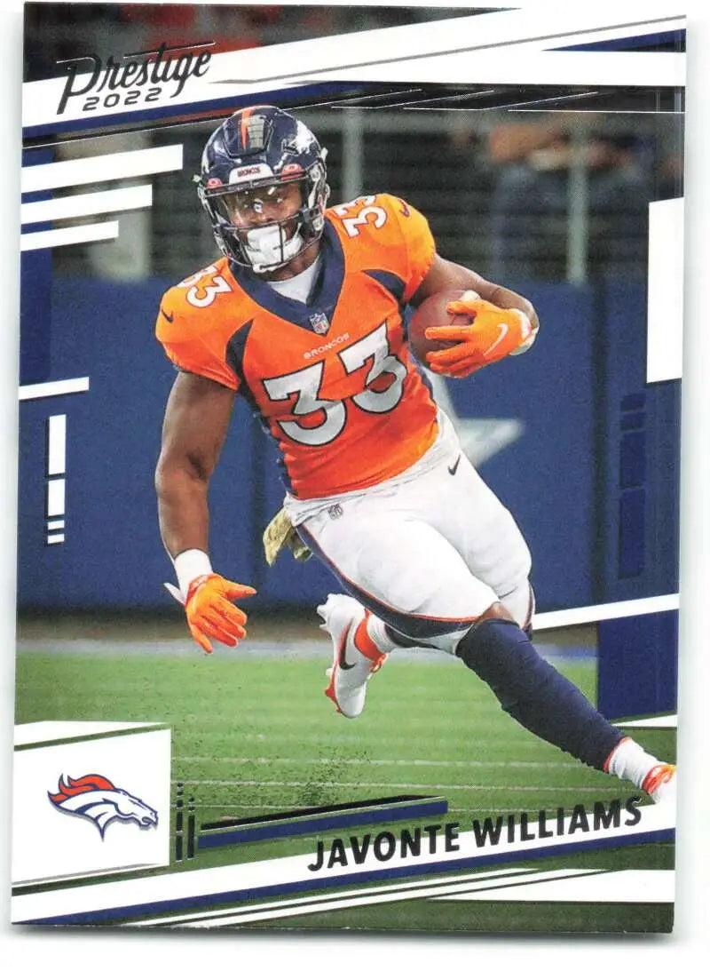 2022 Panini Prestige #86 Javonte Williams NM-MT
