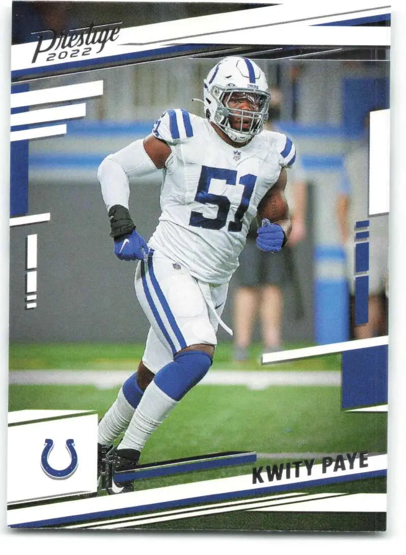 2022 Panini Prestige #130 Kwity Paye NM-MT