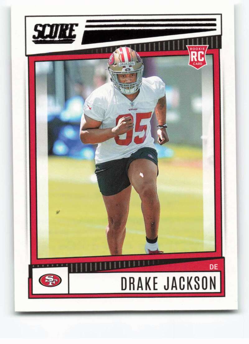 2022 Score #316 Drake Jackson NM-MT RC Rookie