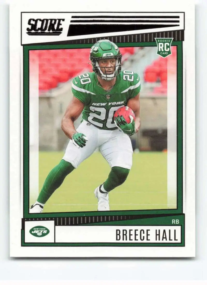 2022 Score #330 Breece Hall NM-MT RC Rookie