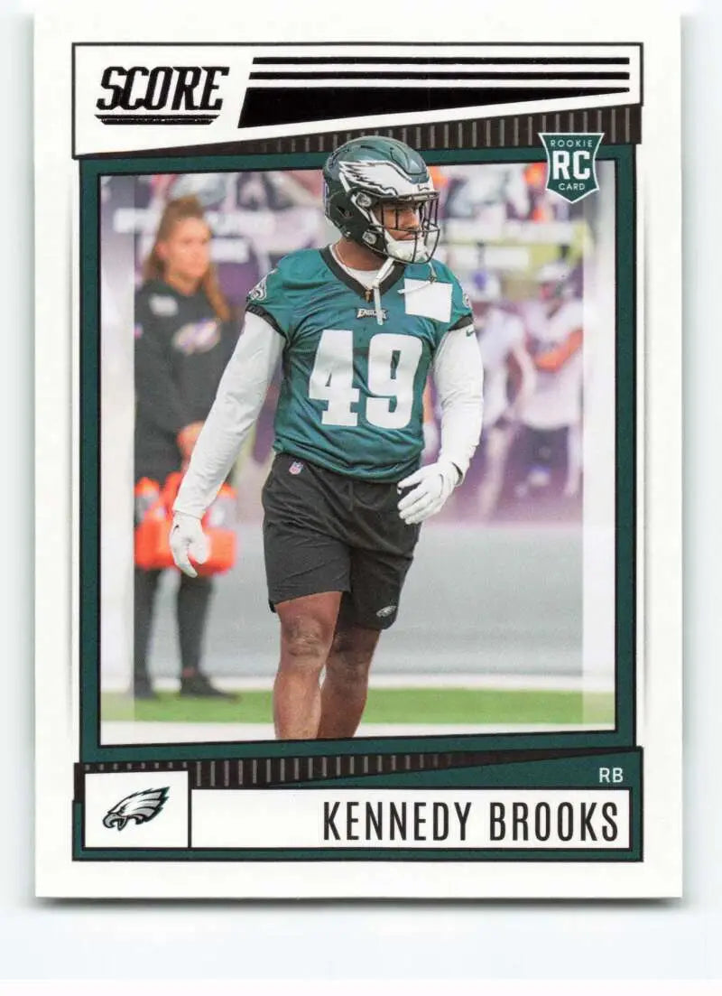 2022 Score #344 Kennedy Brooks NM-MT RC Rookie