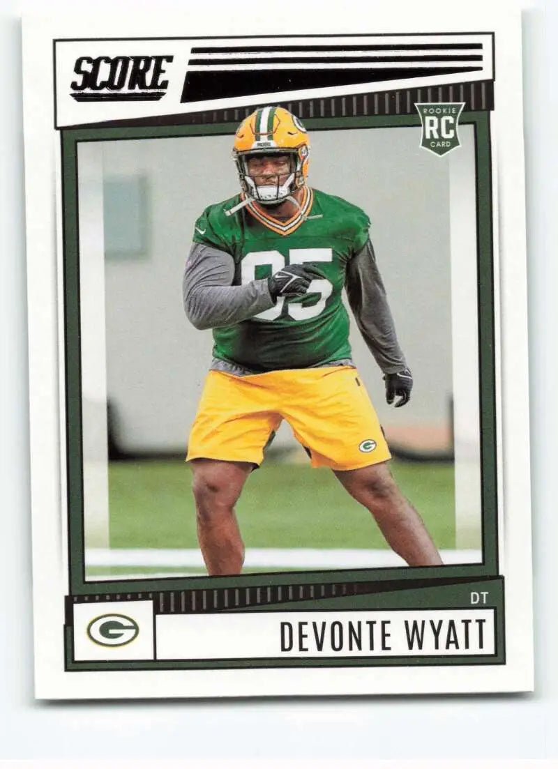 2022 Score #361 Devonte Wyatt NM-MT RC Rookie