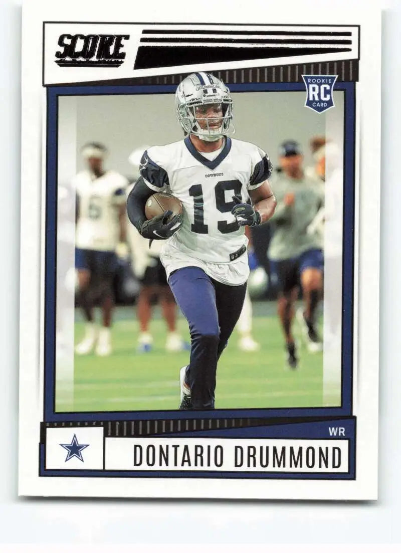 2022 Score #399 Dontario Drummond NM-MT RC Rookie