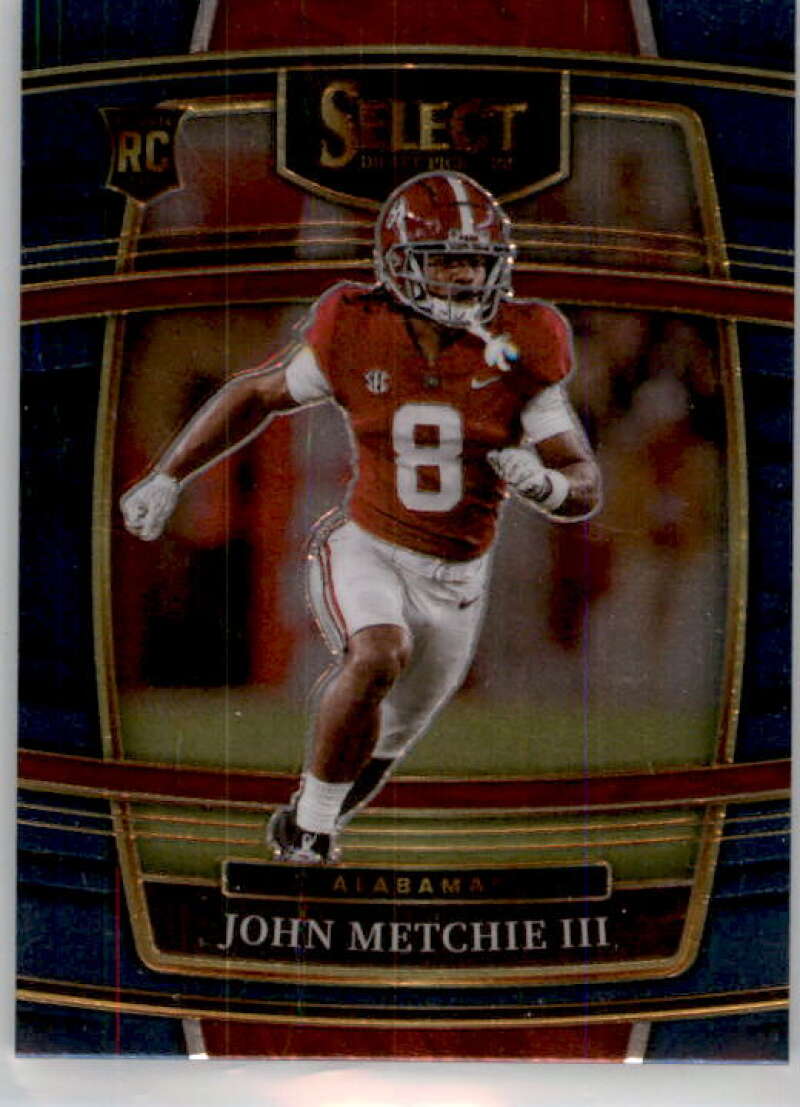 2022 Panini Select Draft Picks Blue #9 John Metchie III Concourse NM Near Mint