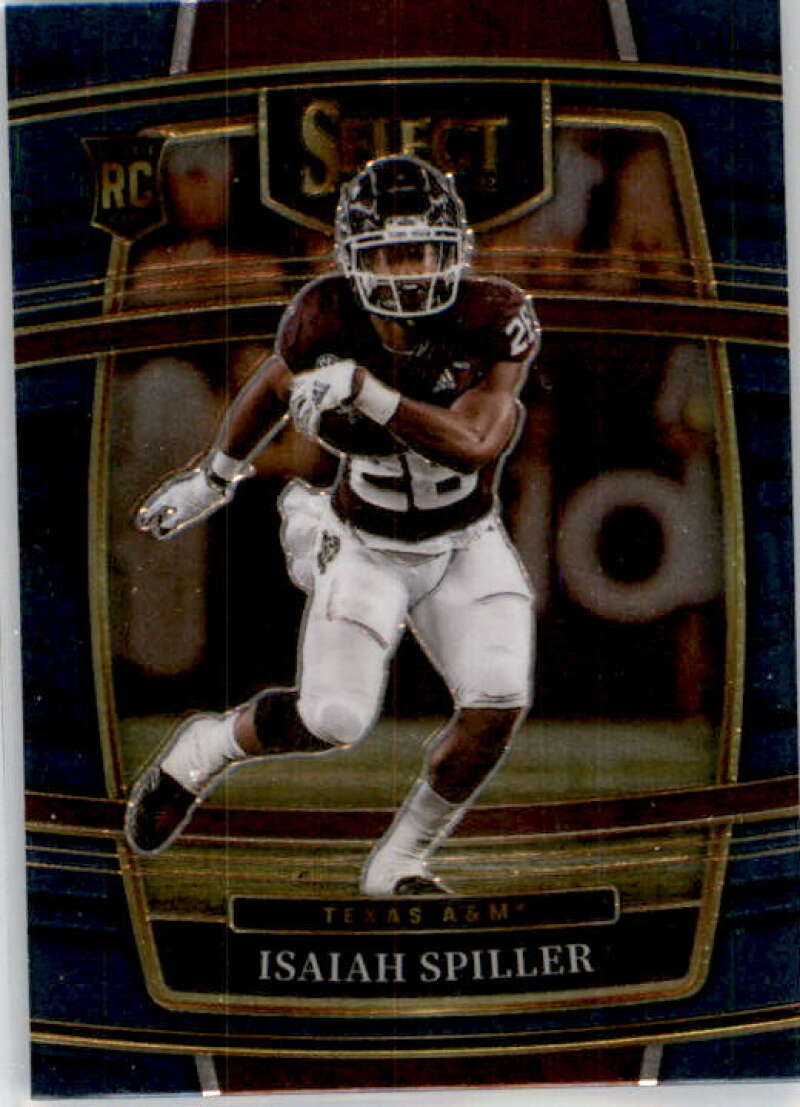 2022 Panini Select Draft Picks Blue #18 Isaiah Spiller Concourse NM Near Mint